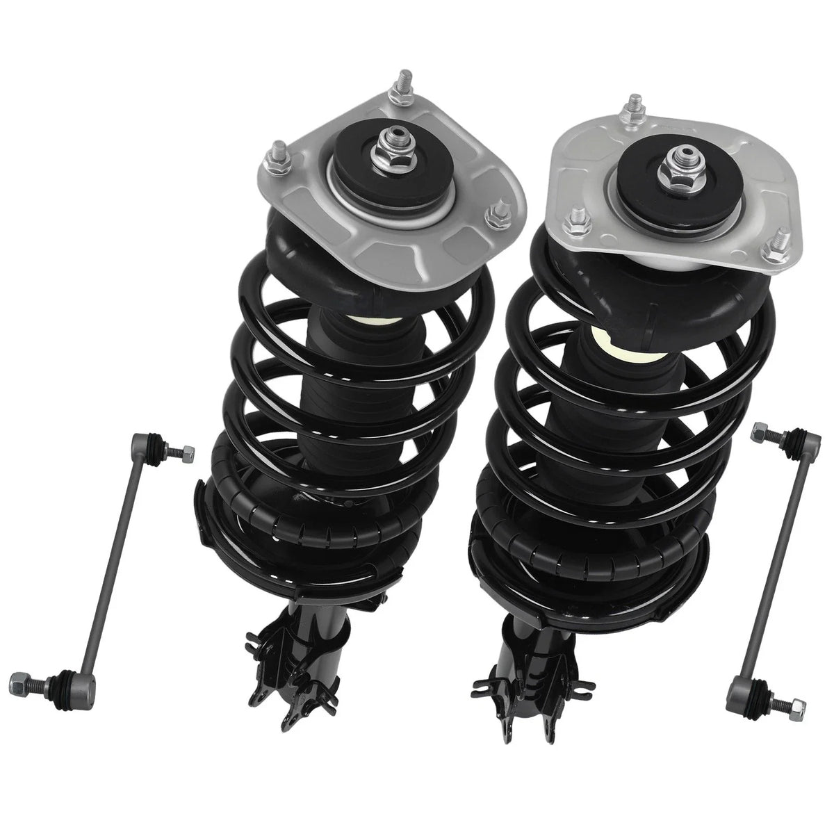 Front Struts with Sway Bar End Links Kit for 2003-2014 Volvo XC90