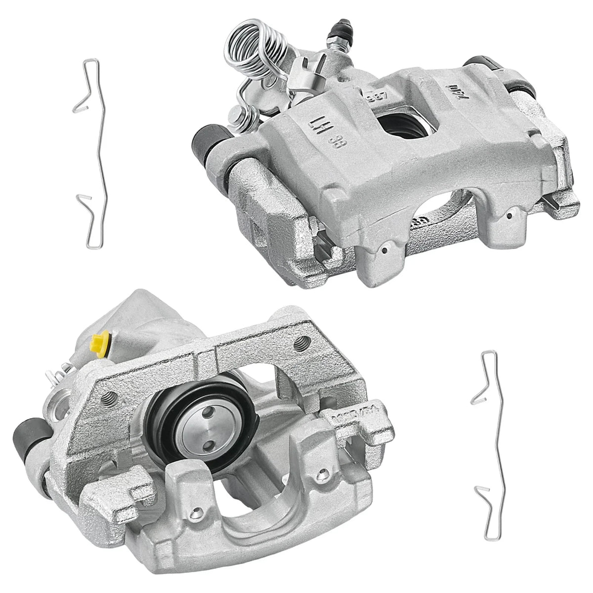 Set of 2 Rear Brake Calipers for Ford Focus 2012-2018, C-Max 2013-2018