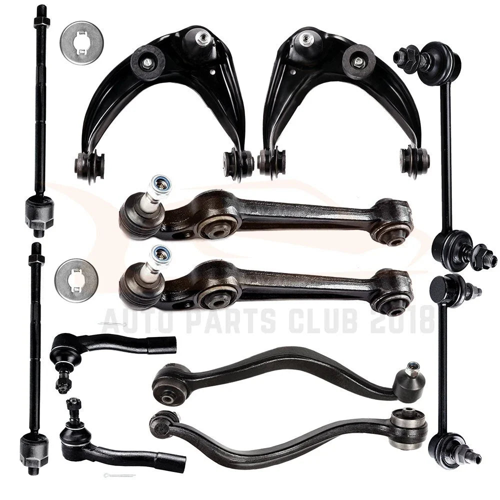 Set of 12 Front Control Arms Tie Rod Ends Sway Bars for Mazda 6 (2003–2007)