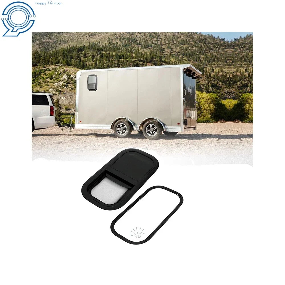 Vertical Slide Teardrop Windows for RV Trailer (12" x 24")