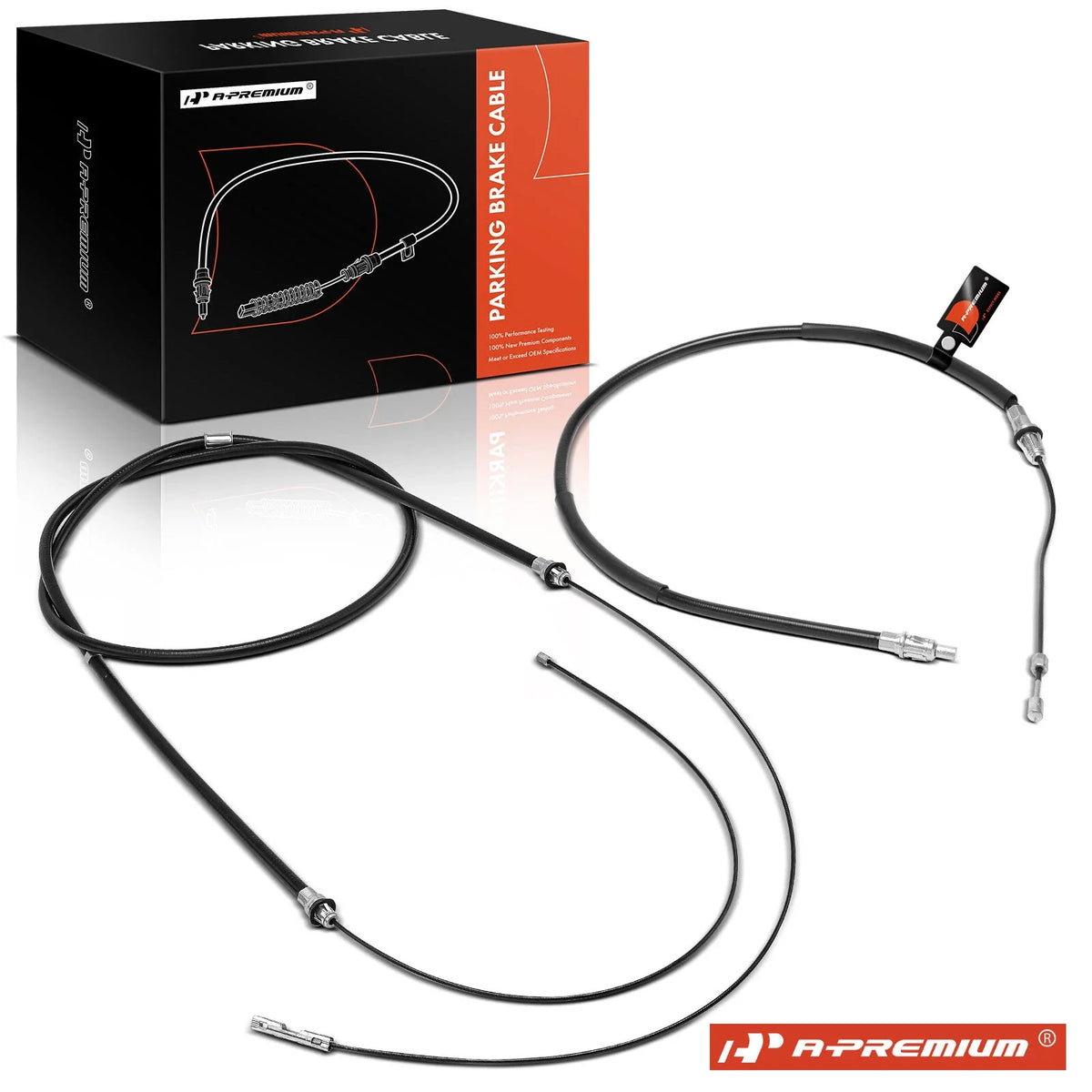 2X Rear Parking Brake Cables for Ford F-150 (2000–2003)