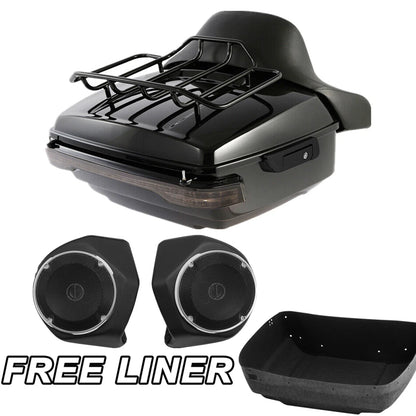 Trunk Top Rack Speakers Light for Harley Electra Glide 2014–2025