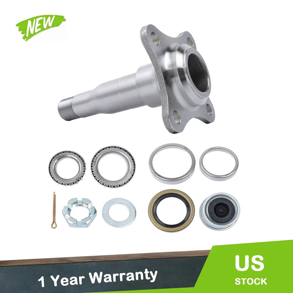 Set of 1 Weld-On Spindle Kit with Flange for 3