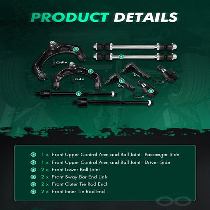 Front Upper Control Arms and Ball Joints for Explorer 2006-2010