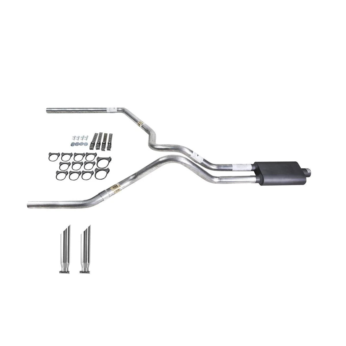 Dual Exhaust Pipe for Ram 1994–2001 with Flowsound Muffler Tip