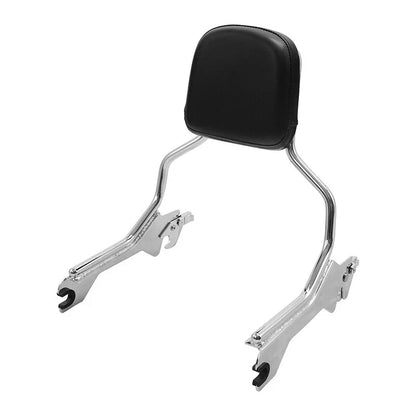 Backrest Docking Hardware Kit for Chrome Sissy Bar on Harley Fat Boy 2018-2025