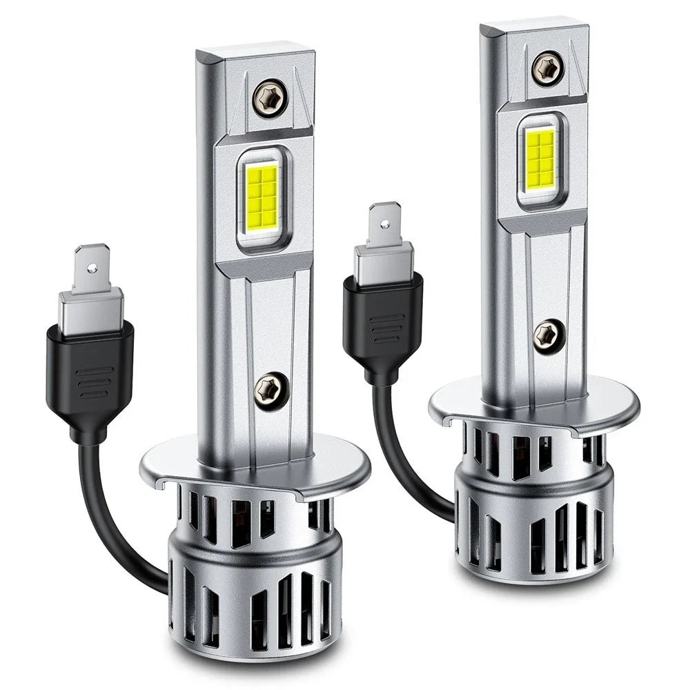 80000LM H1 LED Headlight Bulbs - 2X 6500K