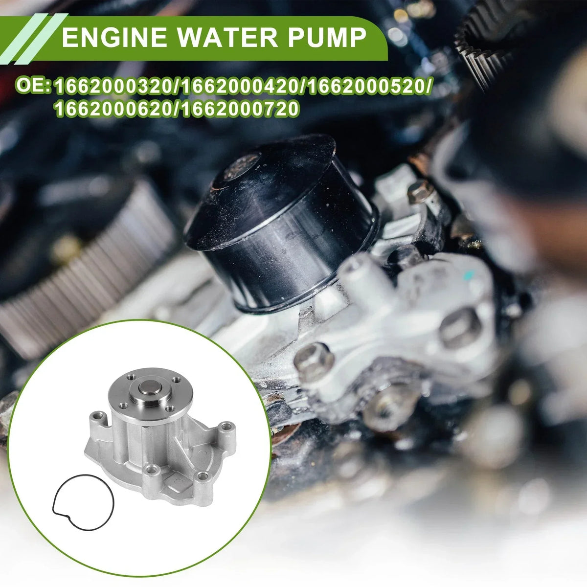 Engine Water Pump for Cooling System in Mercedes-Benz A-Class 2013-2023