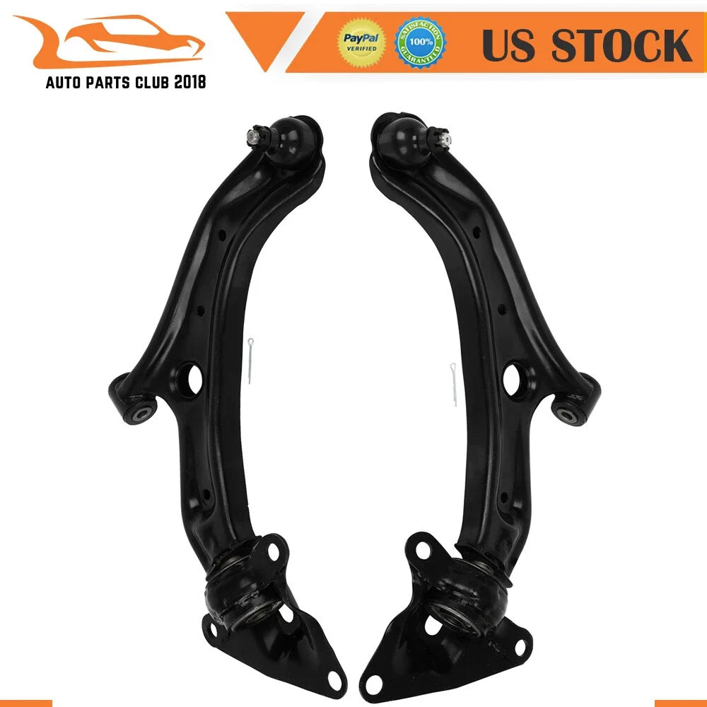 2X Front Lower Control Arms with Ball Joints for Honda Fit (2009–2013)