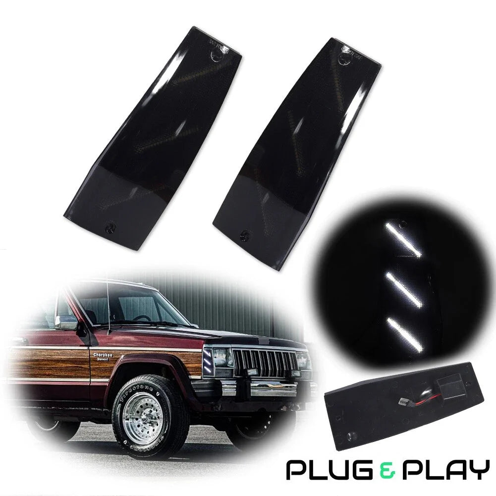 LED Front Vertical Side Markers for Jeep Cherokee XJ (1984–1996)