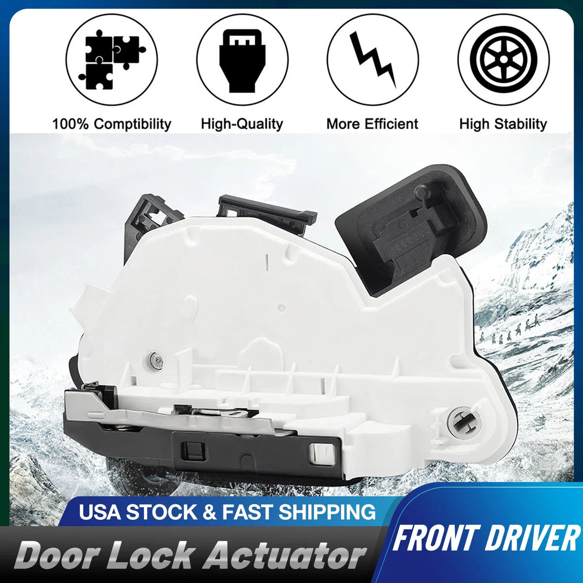 Power Door Lock Actuator for Volkswagen Jetta, Passat, Golf, Beetle, GTI (2006–2010)