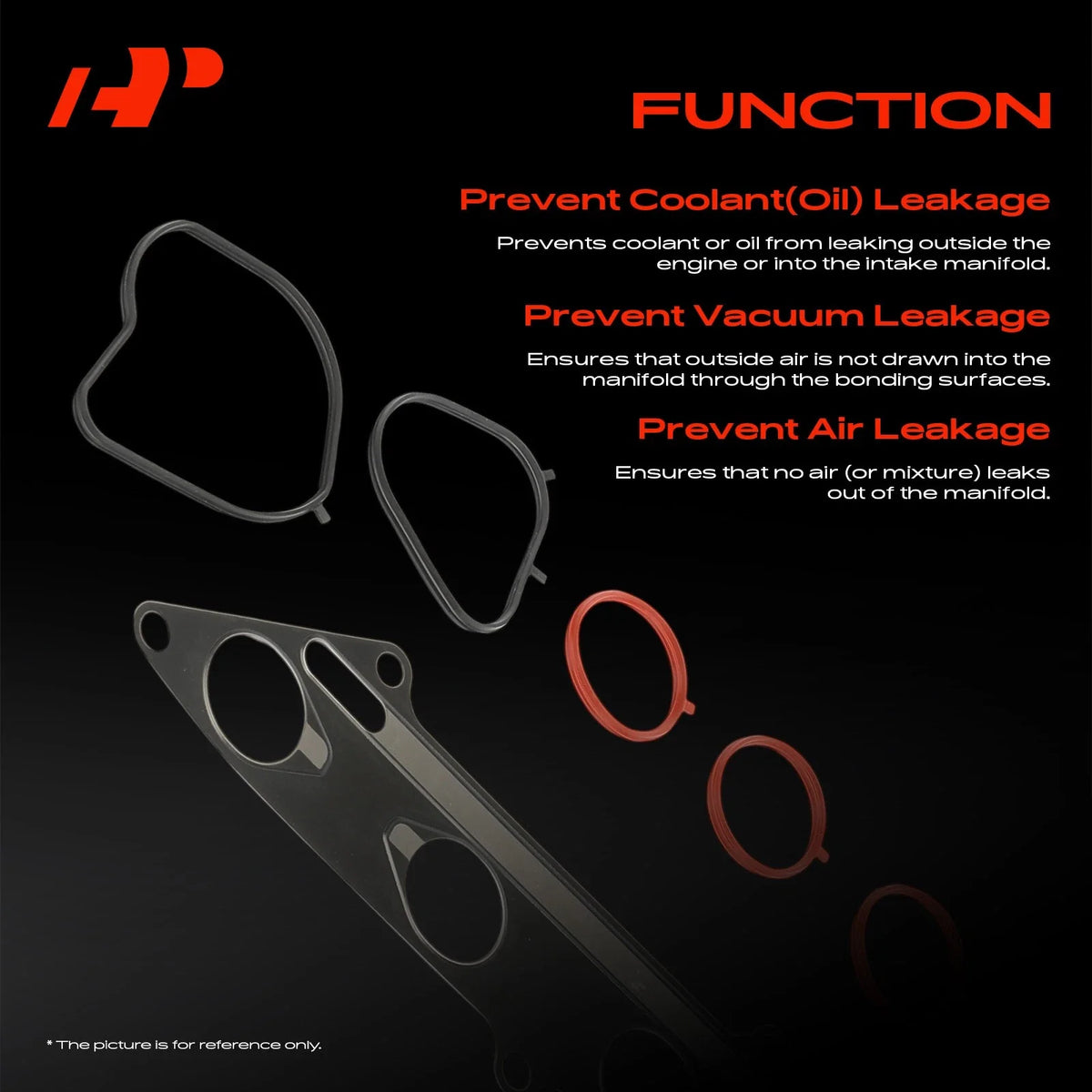 Gasket Set for Intake Manifold - Honda Civic 2012-2015, Acura ILX