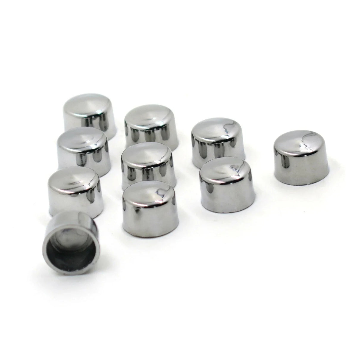 10pcs Chrome Allen Socket Bolt Cap Dress Kit for Harley
