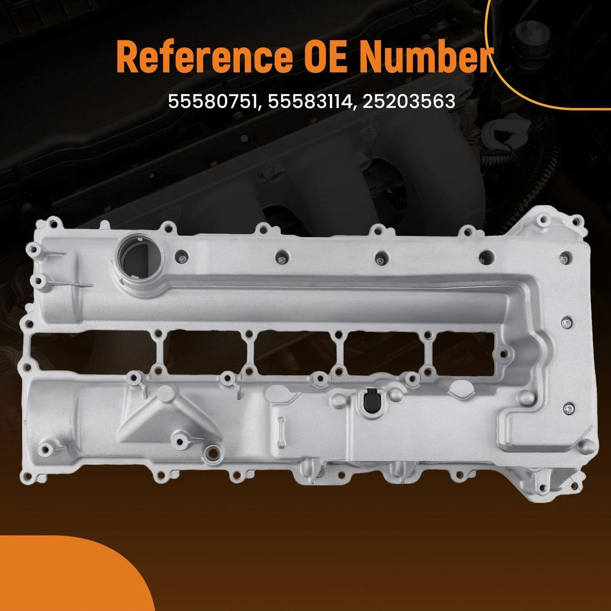 Engine Valve Cover w/ Gasket for Chevrolet Malibu (2016) 55580751