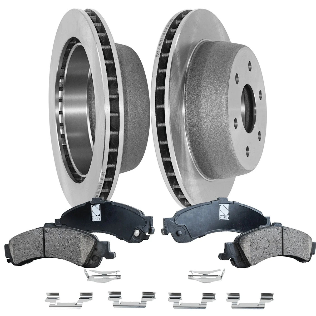 Rear Brake Disc and Pad Set for Chevrolet Silverado 1500 2003-2005