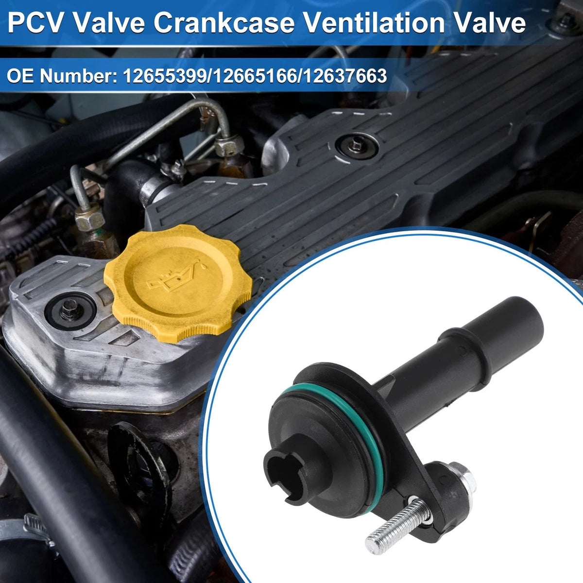 PCV Valve 12655399/12665166 for Chevrolet Blazer (2019–2021)