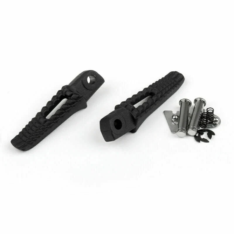 Black Aluminum Rear Footrests Pegs for Suzuki GSXR 600 750 1000 (T9)