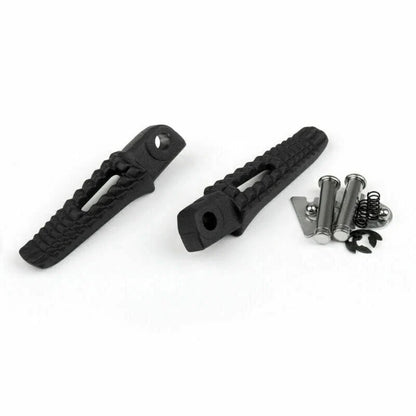 Black Aluminum Rear Footrests Pegs for Suzuki GSXR 600 750 1000 (T9)