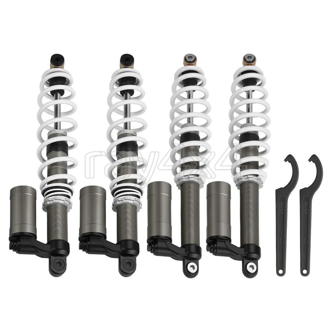 Set of 2 Front & Rear Air Shock Absorbers for Polaris RZR S 800 EFI (2009–2012)