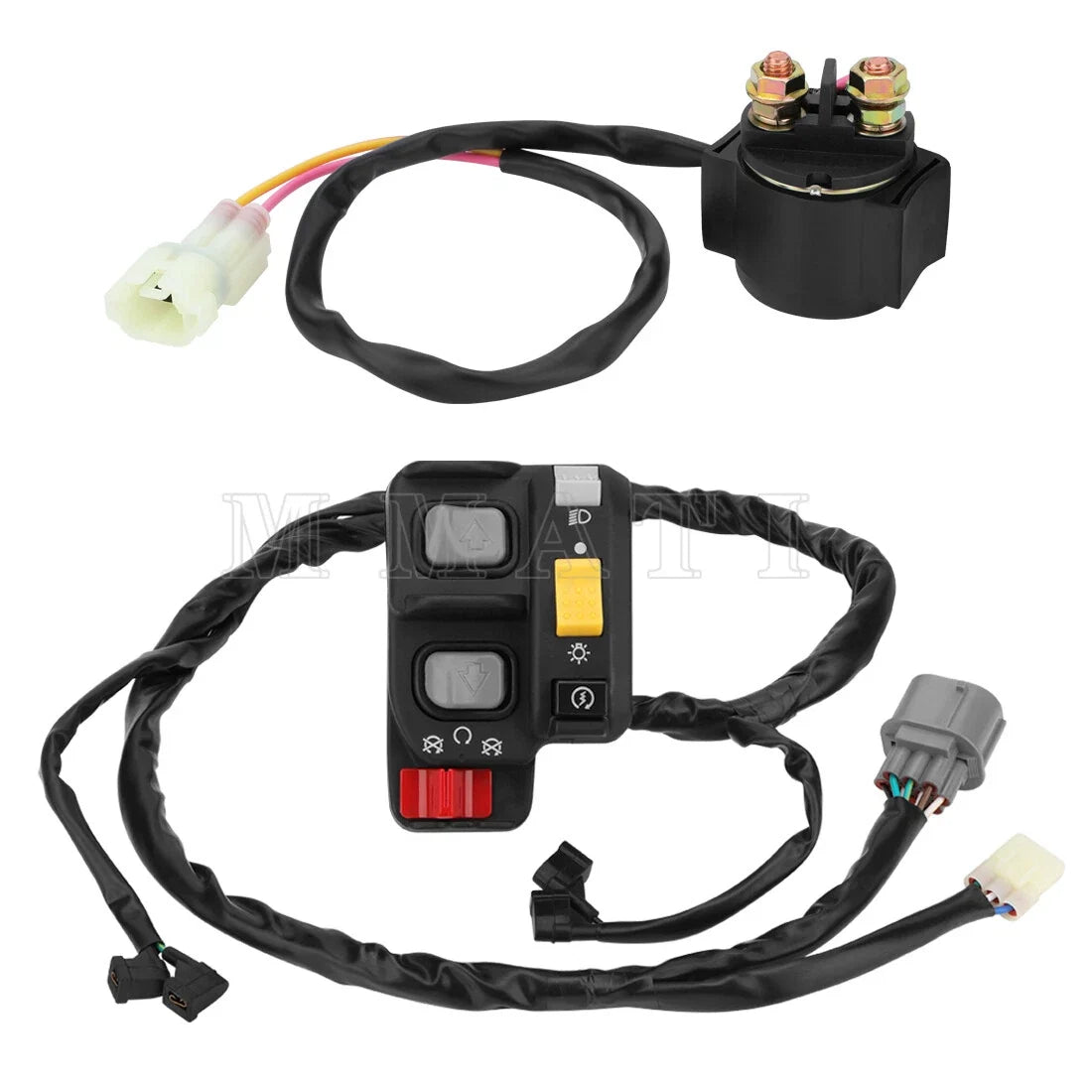 Handlebar Kill Switch & Starter Relay for TRX250TE Recon 250 2007-2020