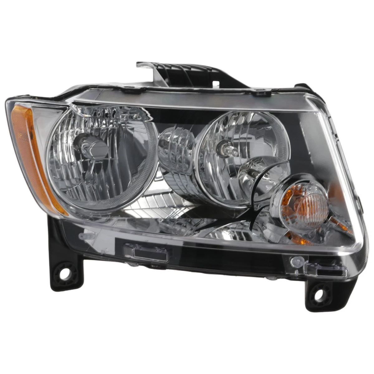Passenger Side Headlight for Jeep Grand Cherokee (2011–2013) Halogen with Bulb