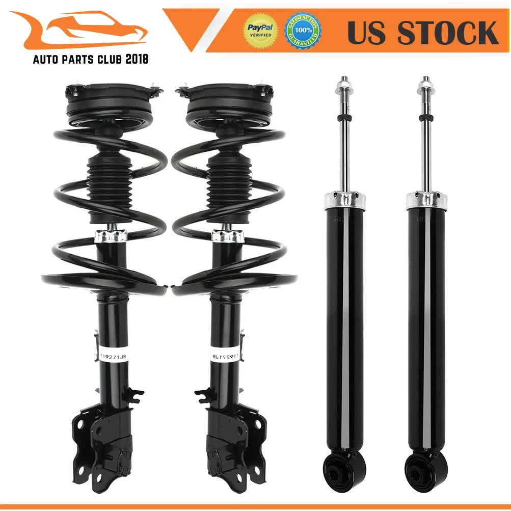 Set of 4 Quick Complete Struts for Nissan Murano (2009–2010)