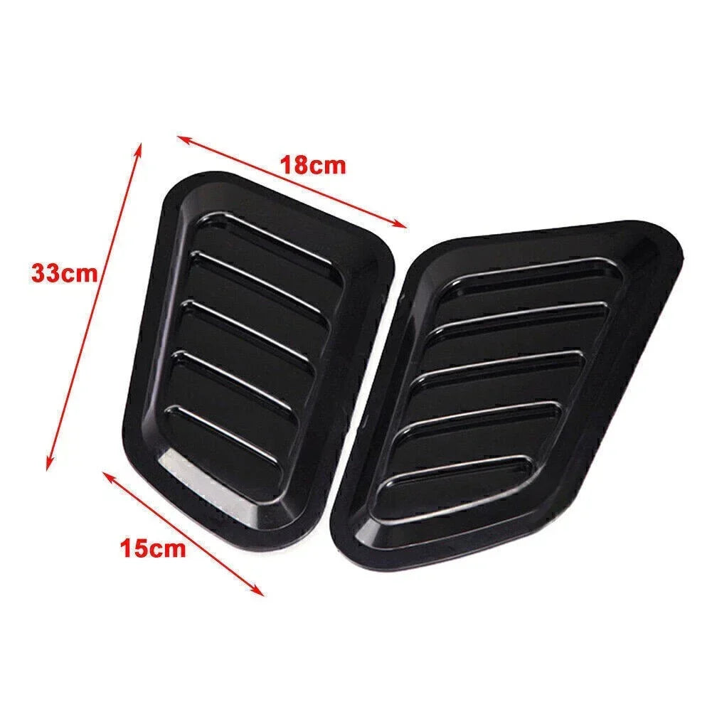 Hood Air Flow Decorative Cover Vent Scoop - White for Toyota Hilux N70