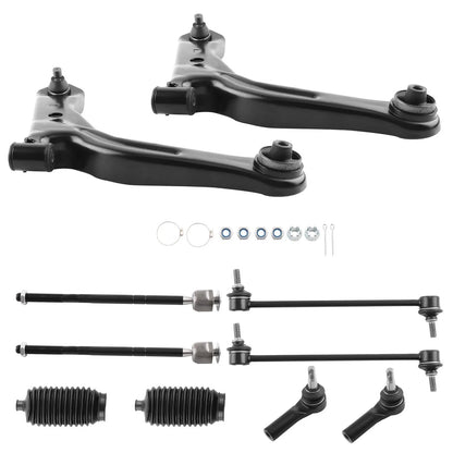 Front Struts and Coil Spring Set with Control Arms for Tribute 2005-2009