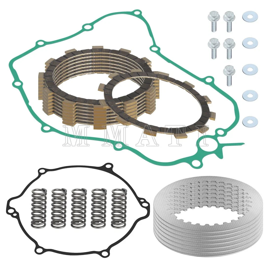 Clutch Kit for Yamaha YZ125 125X: Plates, Springs & Gaskets (2005-2024)
