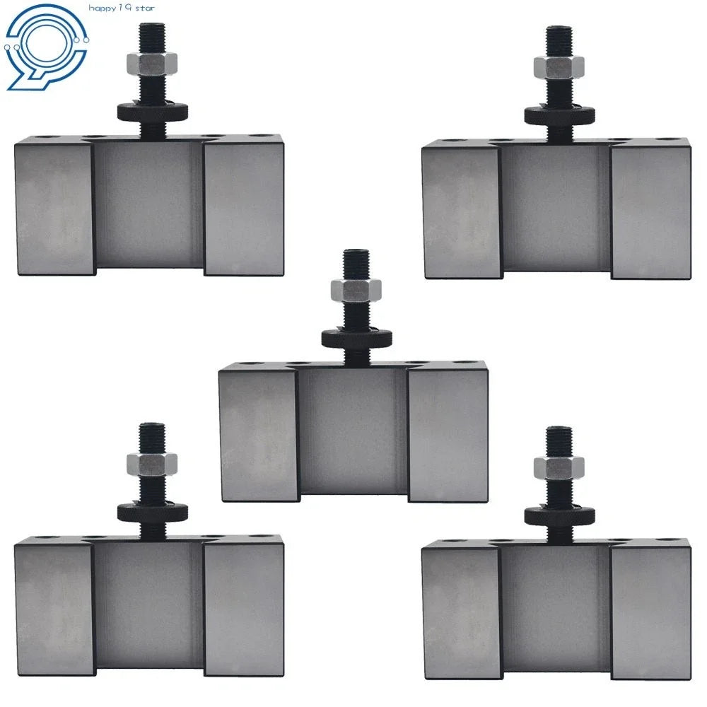 Lathe Quick Change Tool Post Holder - 5 Pack for Turning & Facing (250-301)