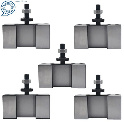 Lathe Quick Change Tool Post Holder - 5 Pack for Turning & Facing (250-301)