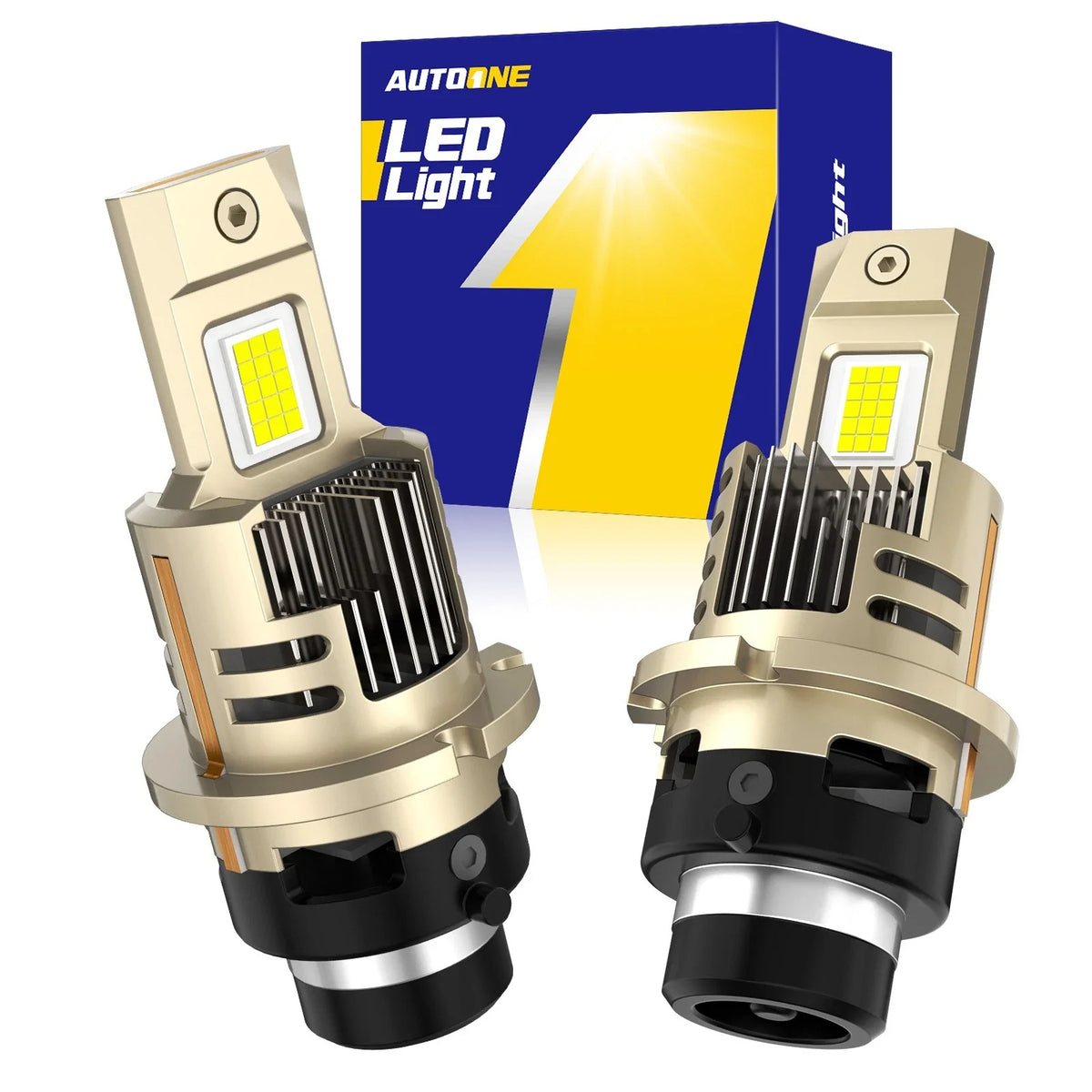 2X D2C D2R D2S LED Headlight Bulbs for Maybach 57 (2003–2012) Hi/Lo Beam