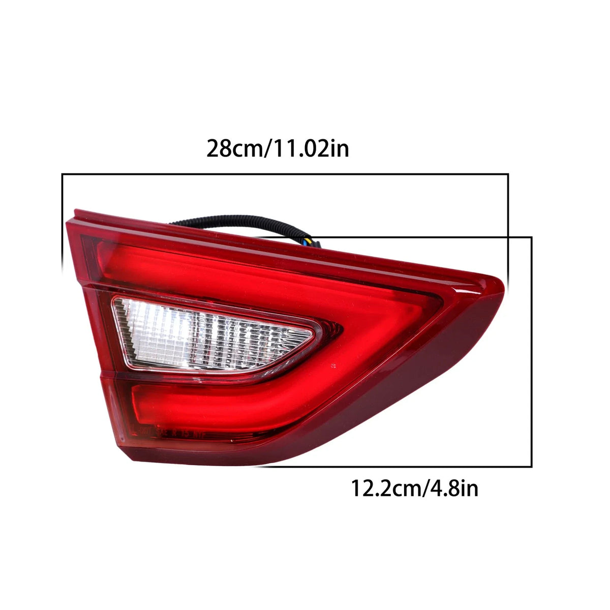 Clear Inner Left Side Tail Light for Nissan Maxima (2016–2018)