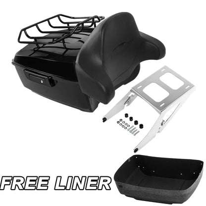 Trunk Backrest Pad Mount Rack for Sport Glide FLSB 2018-2023 Harley