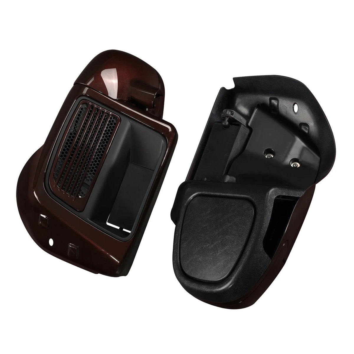 Lower Vented Fairings for Harley Touring (2014-2024) - Midnight Crimson