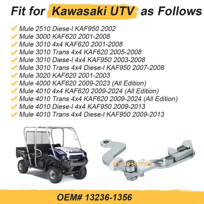 Left Brake Lever Bracket for Kawasaki Mule Models 2510 3000 3010