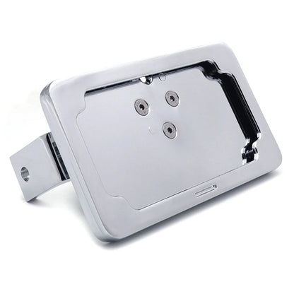 Chrome Side-Mount License Plate Bracket for Yamaha YZF 1000 R1, YZF 600 R6