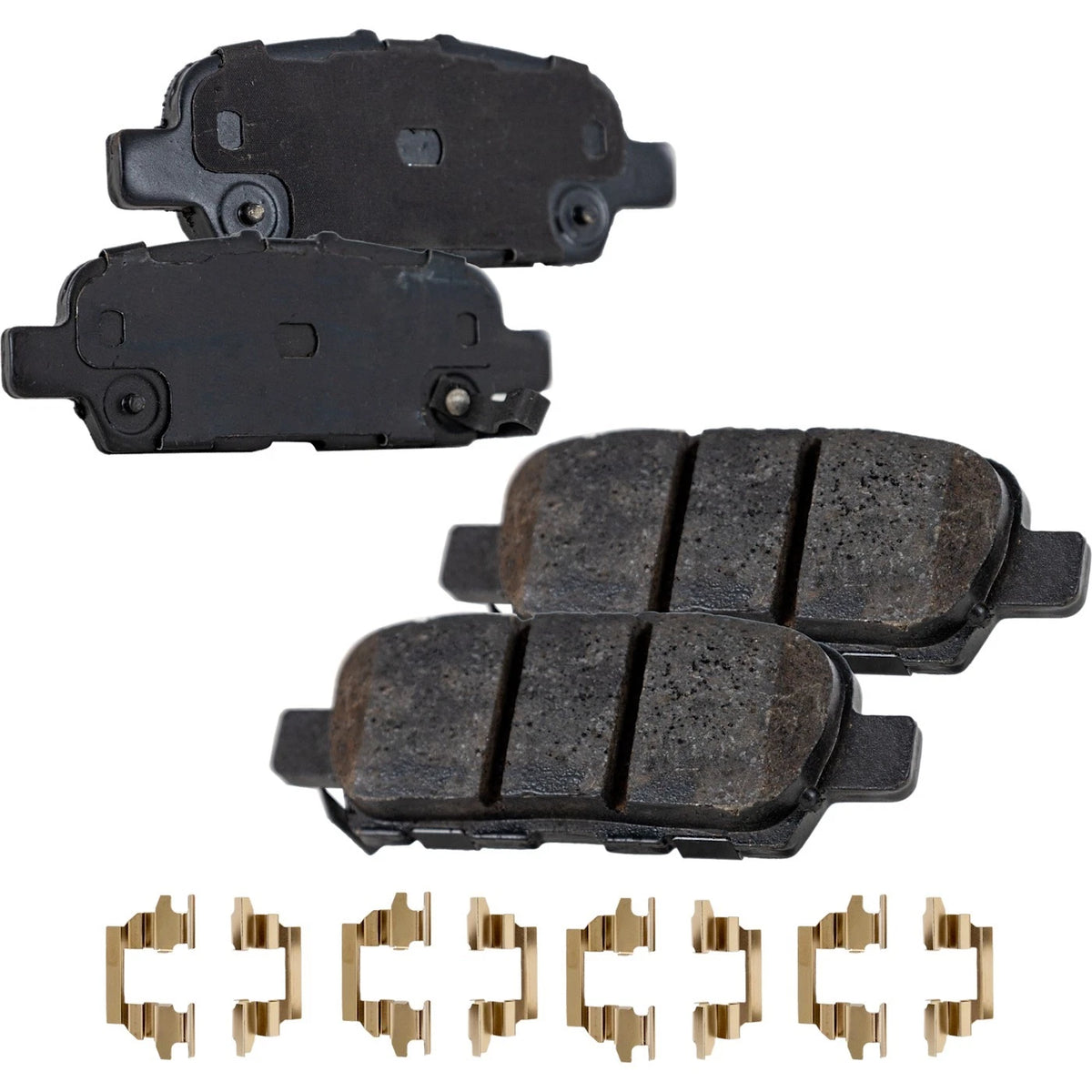 Rear Brake Disc Rotors and Pads Kit for Nissan Leaf Rogue Sport Juke (2011–2023)