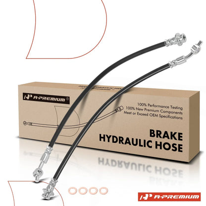 2X Front Brake Hydraulic Hose for Nissan NP300 Frontier (2016–2019)
