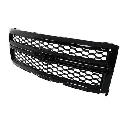 Upper Front Grille Set Replacement for Chevrolet Silverado 1500 (2014-2015)