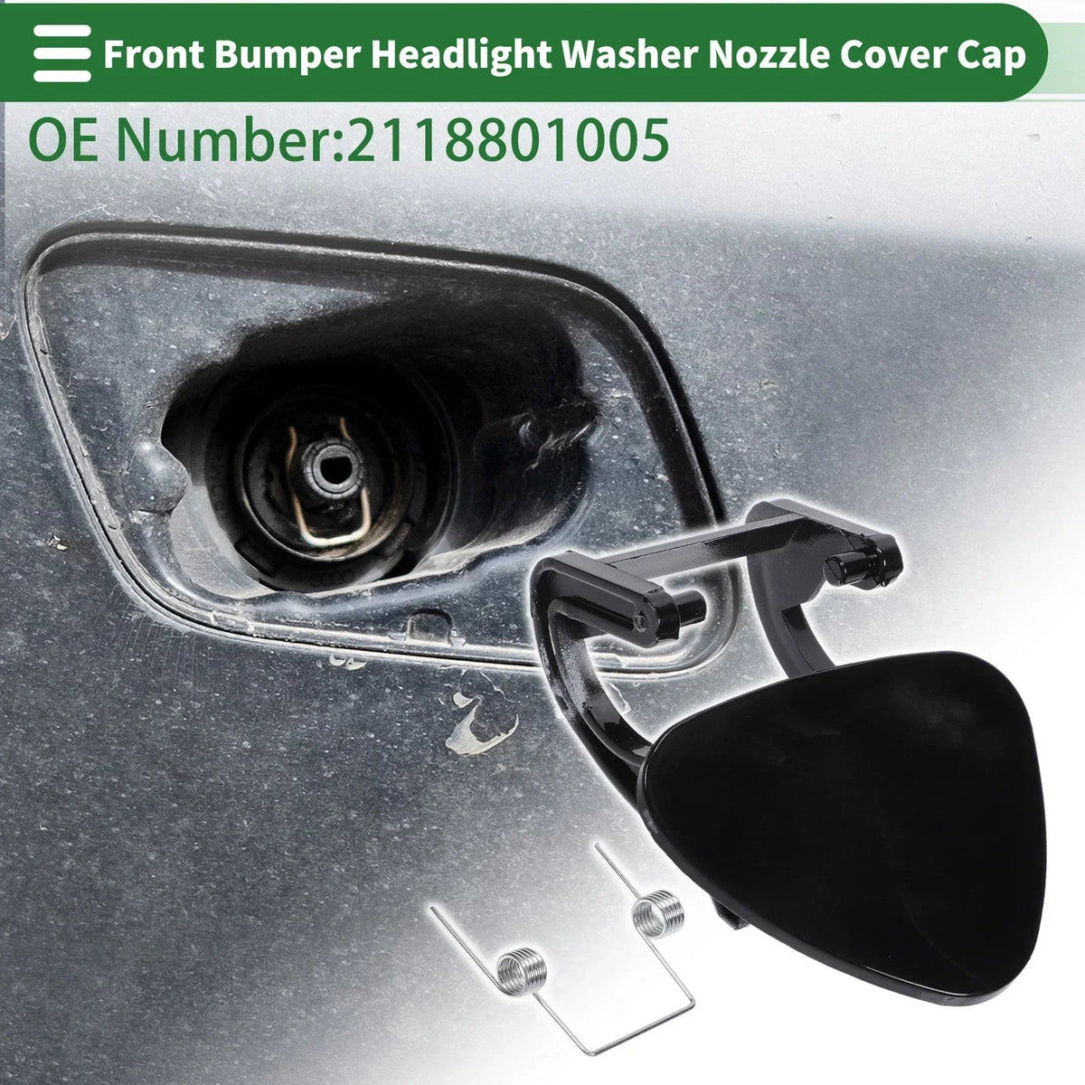 Front Right Side Bumper Washer Nozzle Cover for Mercedes-Benz E320