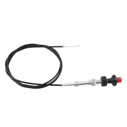 Control Cables for Universal (10 Ft. Length, 2 In. Black Knob)