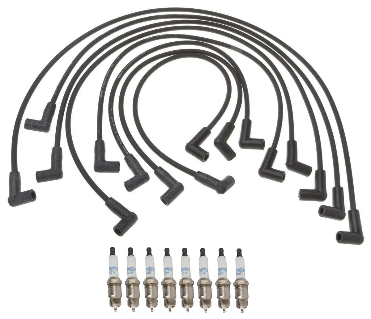 Pro Ignition Wire Set & 8 ACDelco Platinum Spark Plugs for Malibu Impala (2000–2005)