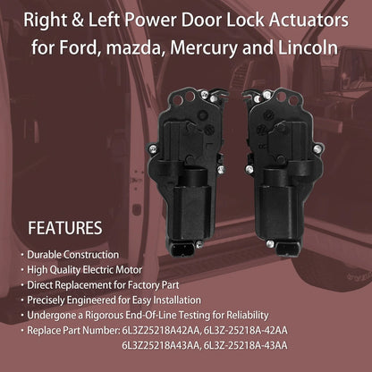 4X Power Door Lock Actuators for Ford F150 F250 F350 F450 Ranger Explorer (1997–2023)