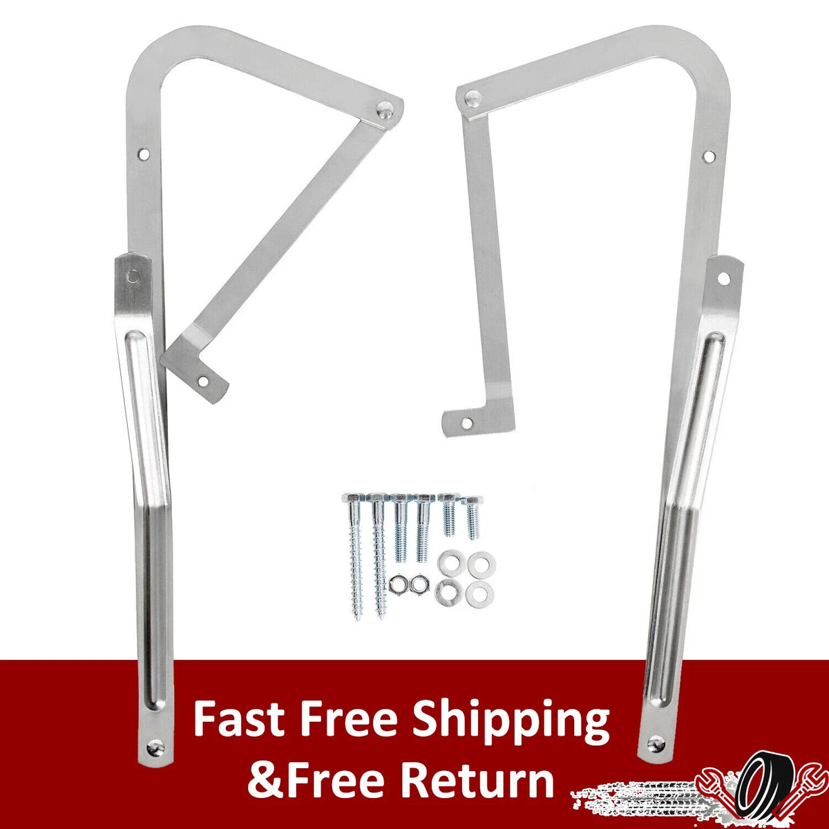 Pair of Spreader Hinge Arms for Werner Attic Ladder (2006 and Older)