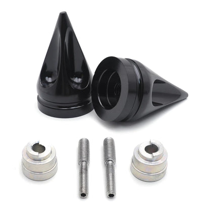 Pair of Chrome Cone Handle Bar Ends for CBR (1993–2007) Honda