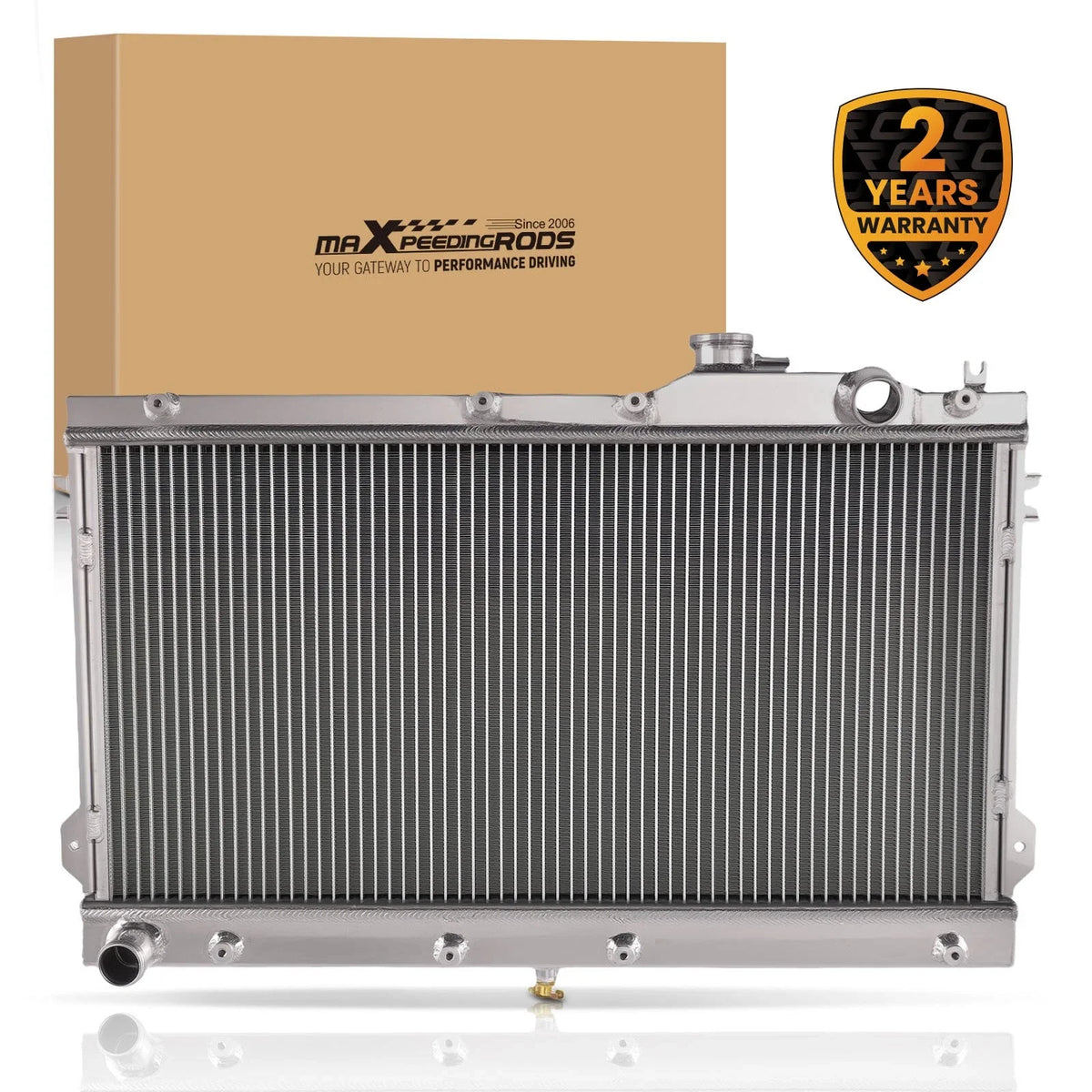 2 Row Aluminum Radiator for Mazda Miata MX5 1990-1997 1.6L 1.8L MT