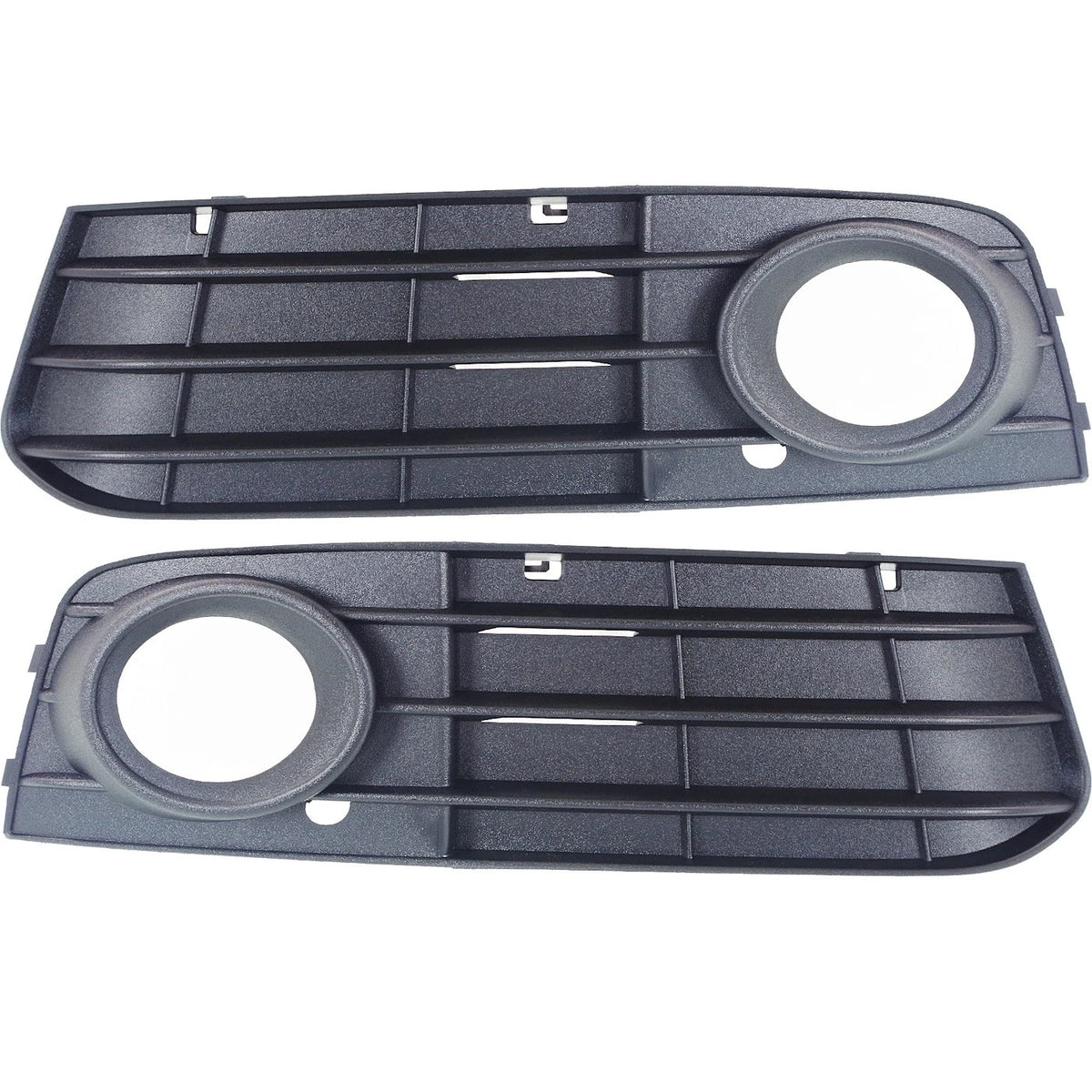 Fog Light Trim Set for Audi A4 Quattro (2009–2012) Left & Right Black Plastic