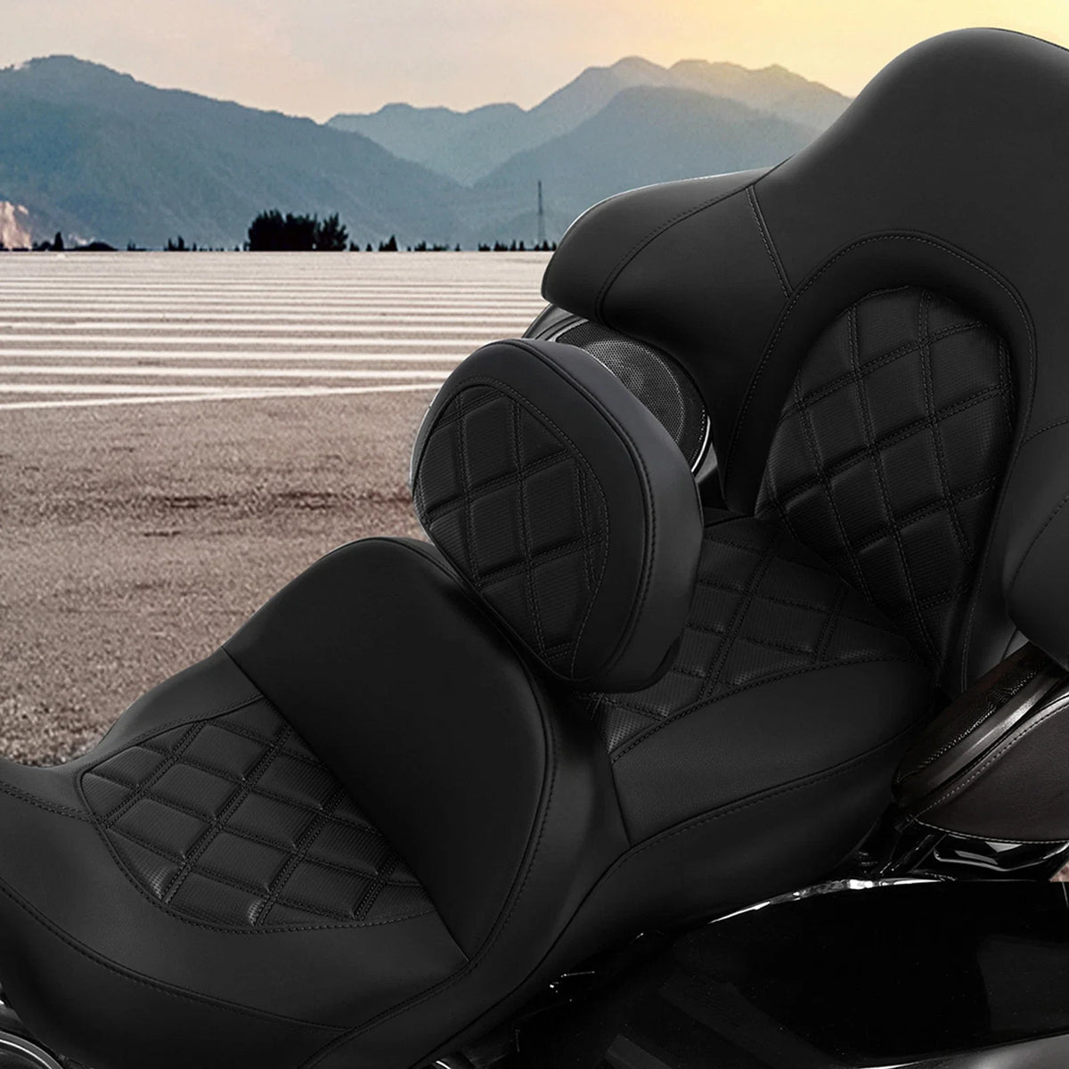 Backrest Pad for Electra Glide Touring Models 2014-2023