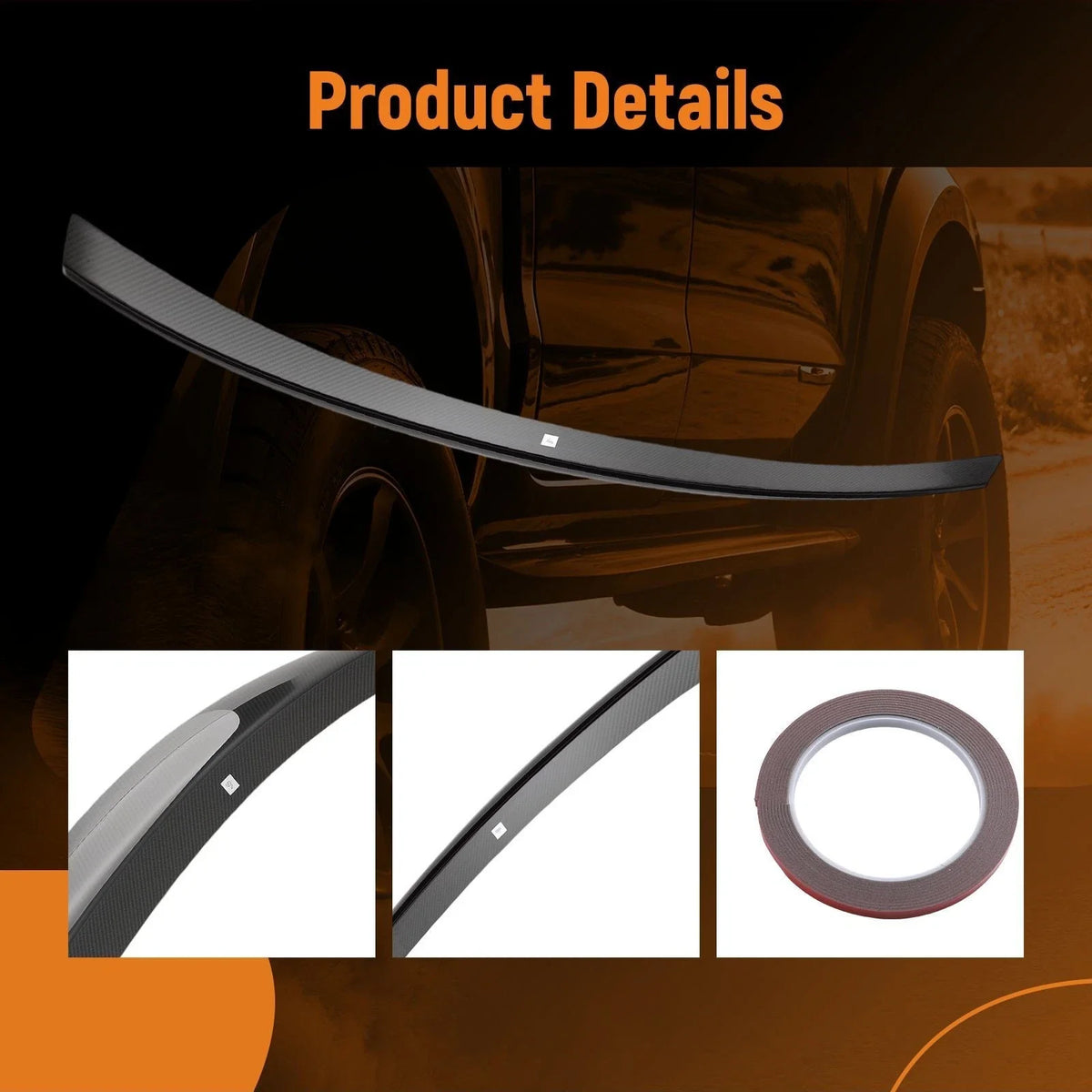 Carbon Fiber Rear Wing Spoiler for A5 S5 RS5 (2018–2024)